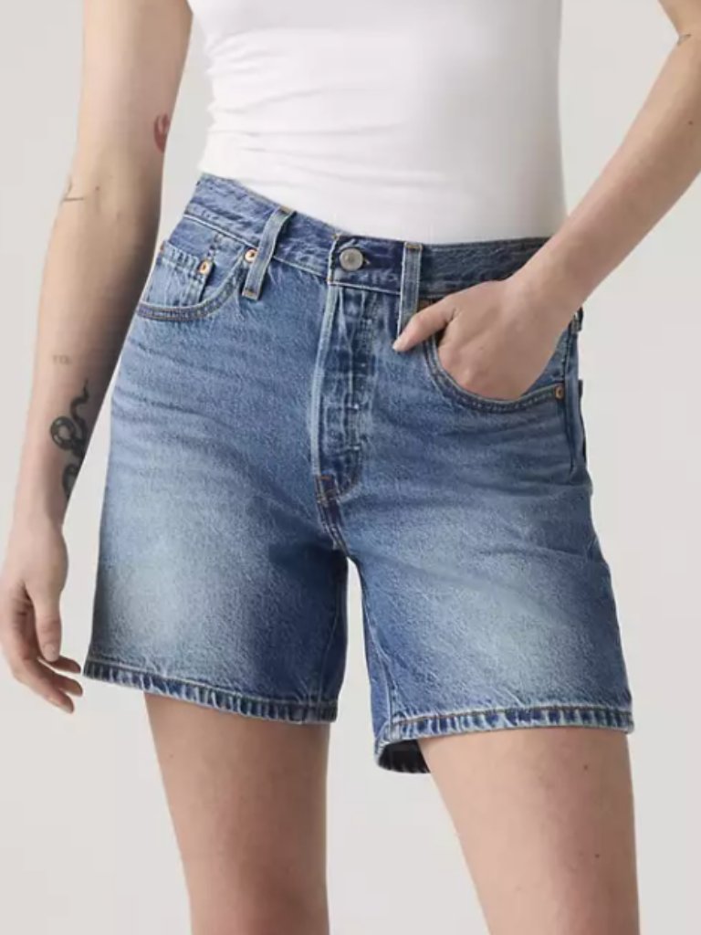 Levi's Premium 501 Original Fit Mid-Thigh Women's Shorts | Size 26